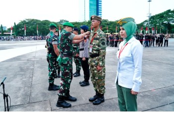 Pangdam XIV/Hasanuddin Resmikan Kelulusan 1.658 Komcad Di Makassar